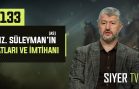 Hz. Süleyman’ın (as) Atları ve İmtihanı | Muhammed Emin Yıldırım